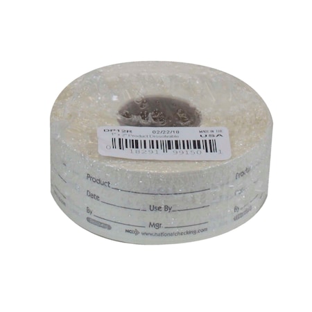 National Checking National Checking 1x2 Product Dissolvable Label, PK500 DP12R